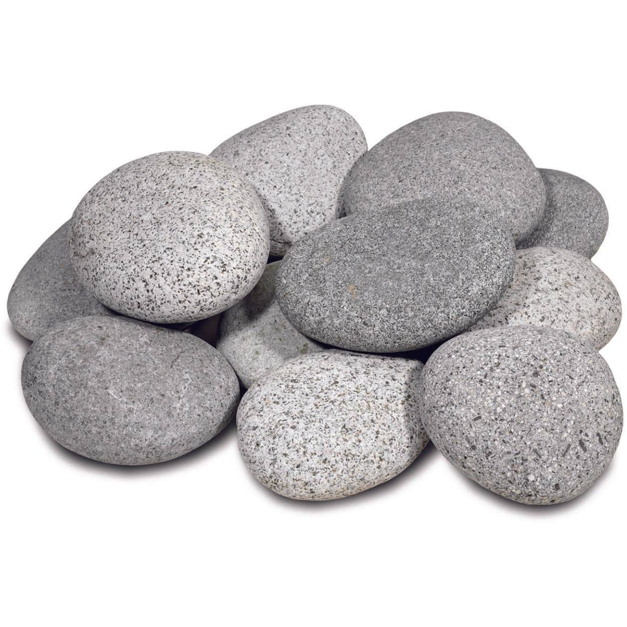 Beach Pebbles Light Grey 3-6 cm
