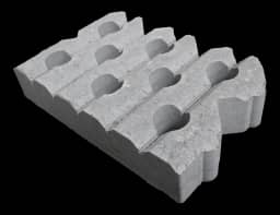 Grasbetontegel type B 40x60x12(60 cm. zijde vlak) K85911 vormklasse B BK15