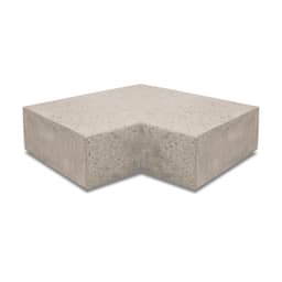 Hoekstuk traptreden 90° (20cm) Greige