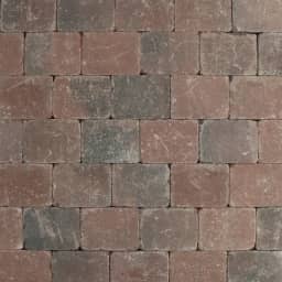 Trommelsteen 15x20x6 rood genuanceerd