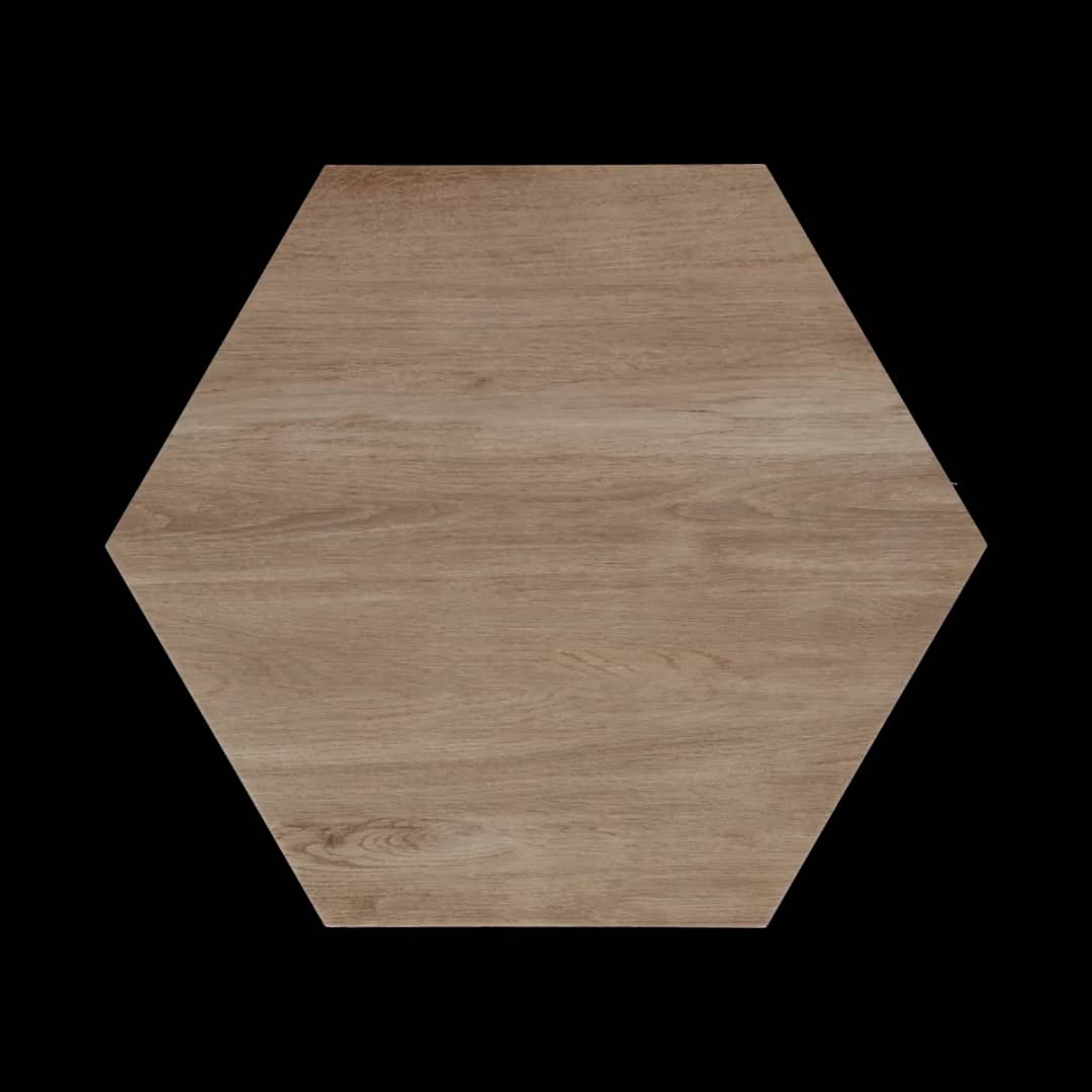 Staptegel Hexagons Foresta Chiaro o60x52x2cm