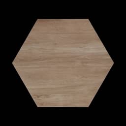 Staptegel Hexagons Foresta Chiaro o60x52x2cm