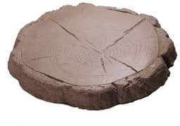 Staptegel boomstam Ø45x4,5cm bruin