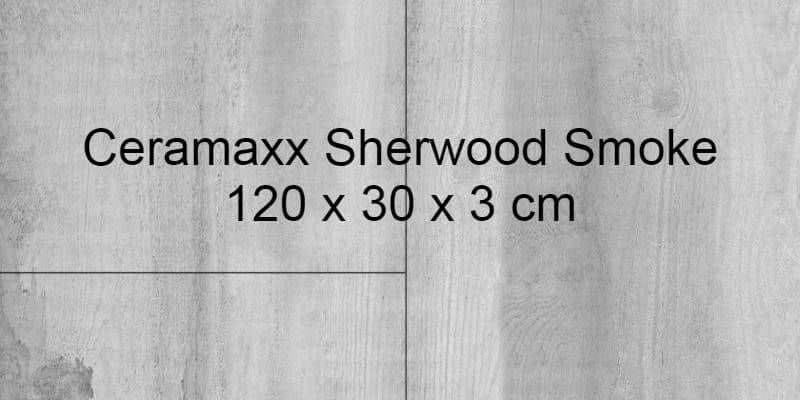 Afbeelding van Ceramaxx Sherwood Smoke: houtlook tuintegels
