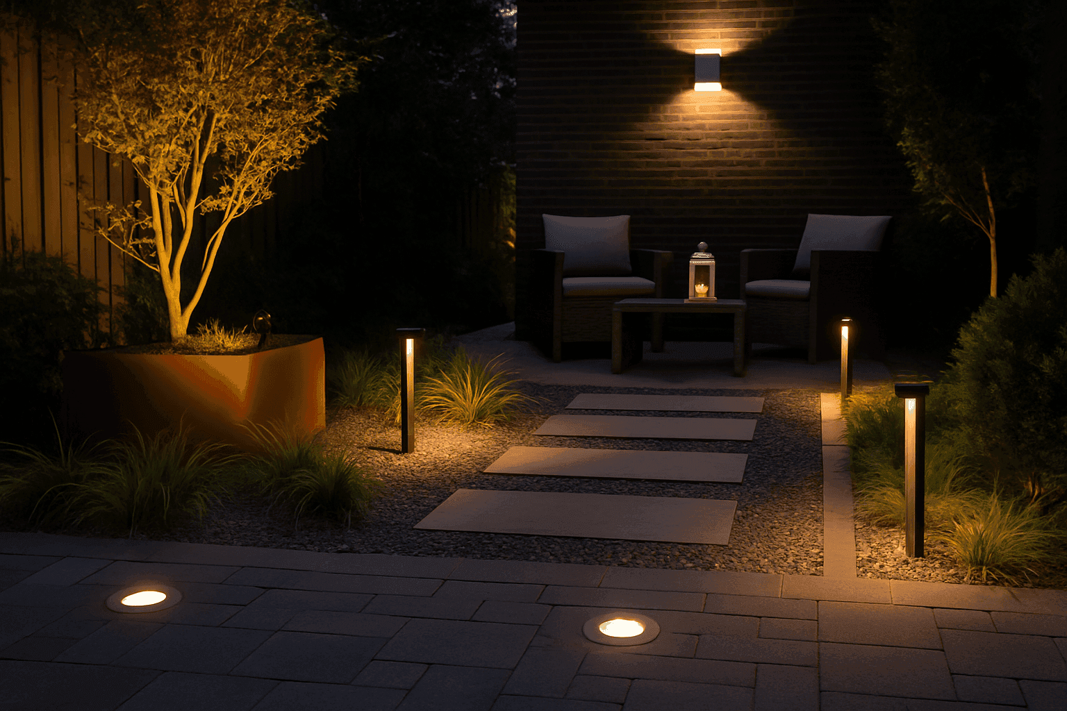 Afbeelding van De beste tuinverlichting voor een gezellige én veilige tuin