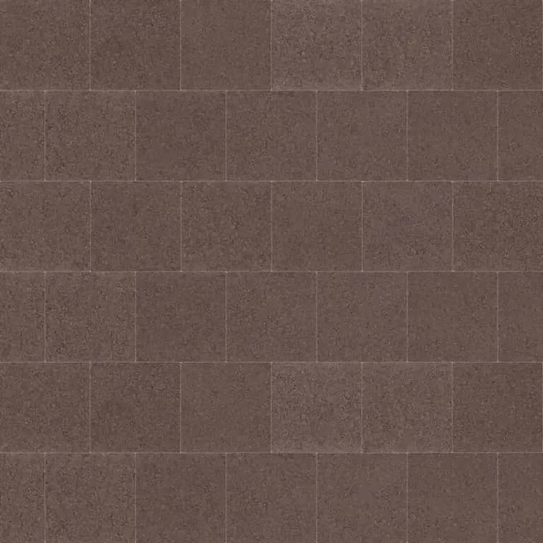 ExcluKera 20x20x6 cm KOMO bruin met deklaag