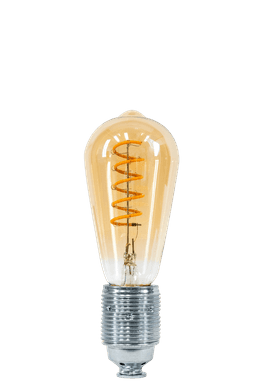 Girato ST64 LED 4W E27 rustiek dimbaar amber