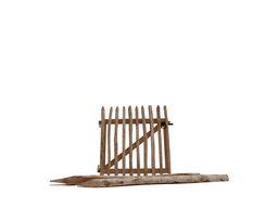 Kastanjehekpoort inclusief 2 palen