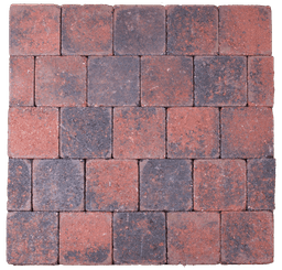 Kobblestones Rood-Zwart
