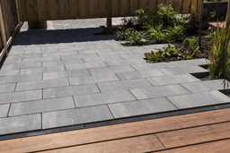 Metro Vlaksteen Grijs-zwart-roze