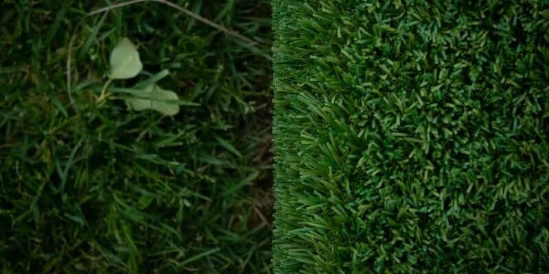 Afbeelding van 4 varianten kunstgras en hun kenmerken