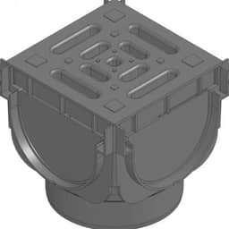 Topgoot hoekoplossing + stankafsluiter+bladvanger+onderuitlaat+2 sluitstukken (44346)