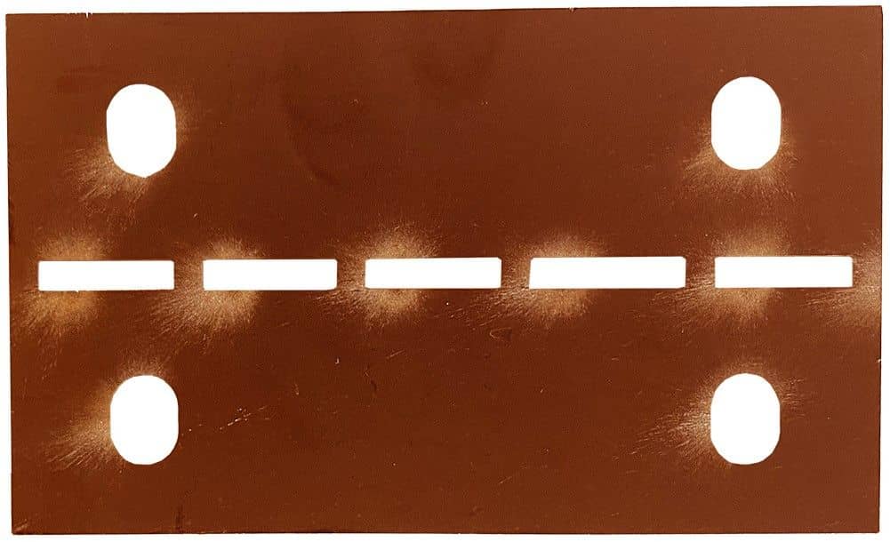 Cortenstaal buigbaar koppel-hoekplaatjes