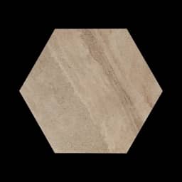 Staptegel Hexagon Cappuccino o60x52x2cm