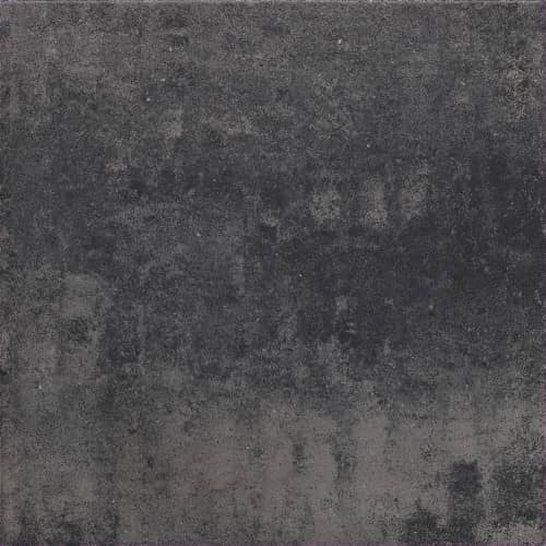 Terras+ Tegel 60x60x4 cm Grijs/Zwart