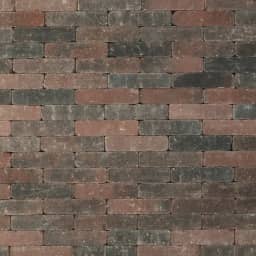 Trommelsteen 20x5x7 rood genuanceerd