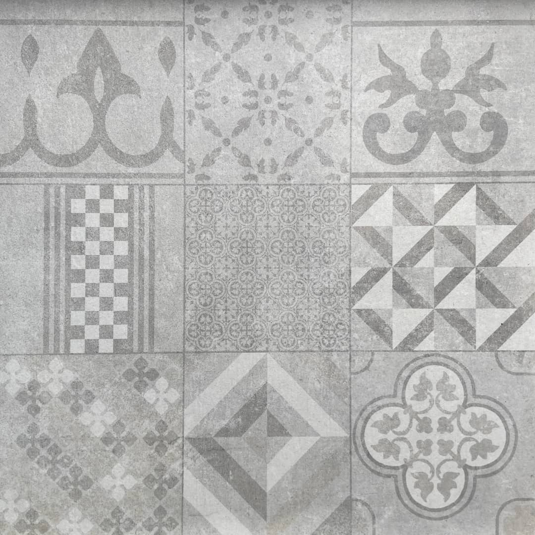 Ceramiton Titan 60x60x4cm Mosaïc Silver