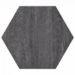 Soft Comfort Zeskant 60/52,5x30x4 cm Grijs/Zwart