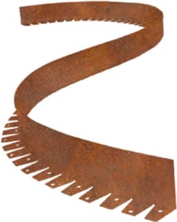 Cortenstaal kantopsluiting buigbaar