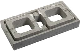 Globe muurelement L grijs