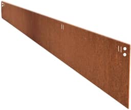 Cortenstaal kantopsluiting