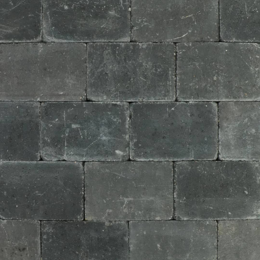 Trommelsteen 20x30x6 antraciet
