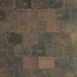 Trommelsteen 15x20x6 brons genuanceerd