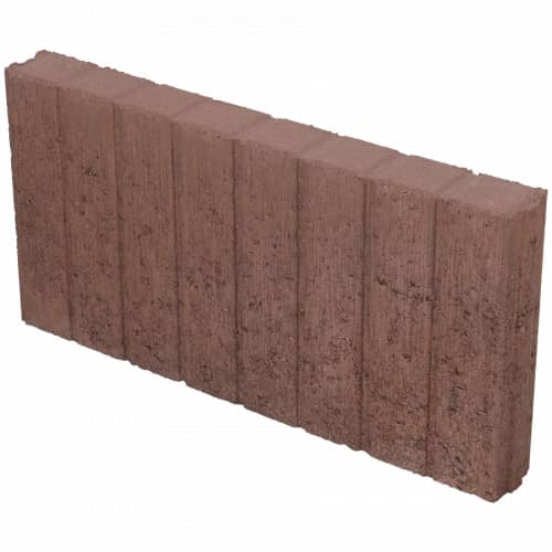 Mini Quadrobandpalissade 6x25x50 cm Bruin