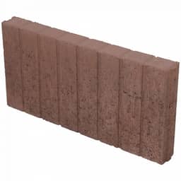Mini Quadrobandpalissade 6x25x50 cm Bruin