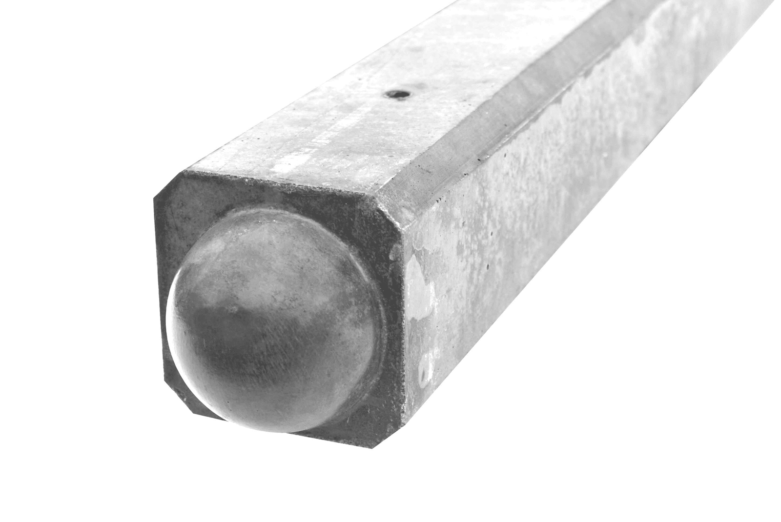 Betonpaal bol tbv 1 onderplaat  Wit