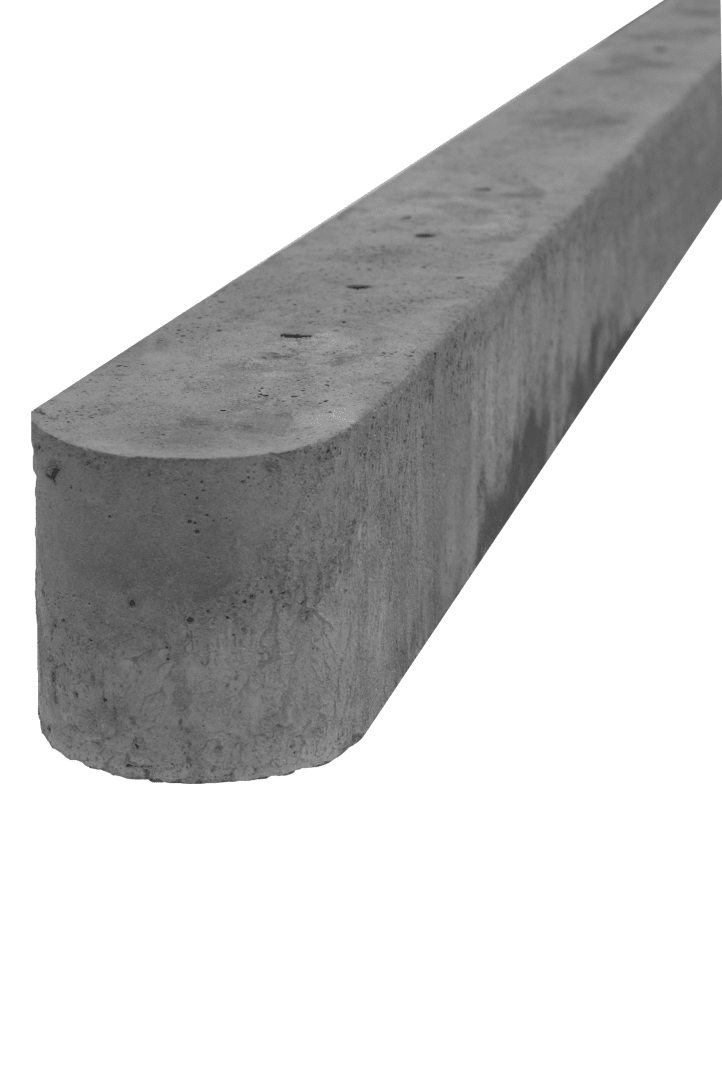 Betonpaal tbv recht scherm Grijs