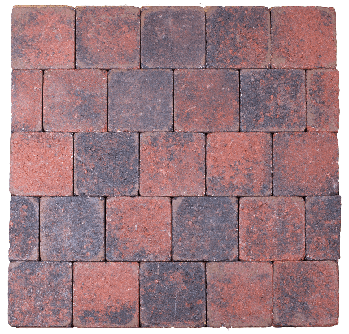 Kobblestones Rood-Zwart