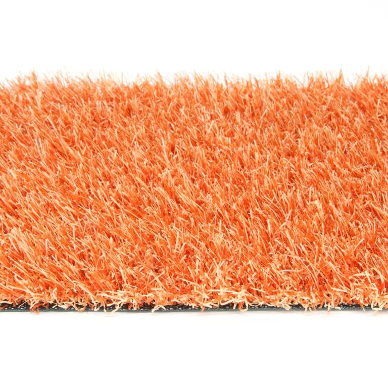 Oranje kunstgras