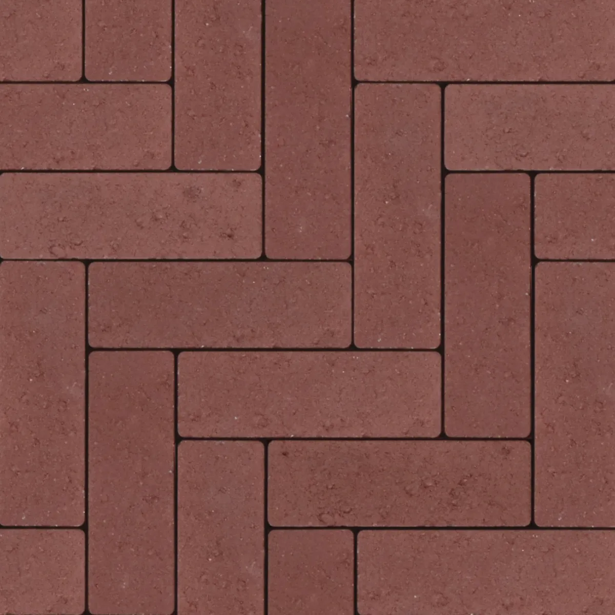 Strackstone+ Dikformaat 21x7x8 vlak wijnrood PL3