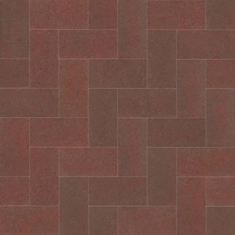 ExcluKera BSS 21x10,5x8 cm KOMO MP rood-bruin met deklaag incl. 2 halven st/lg ef