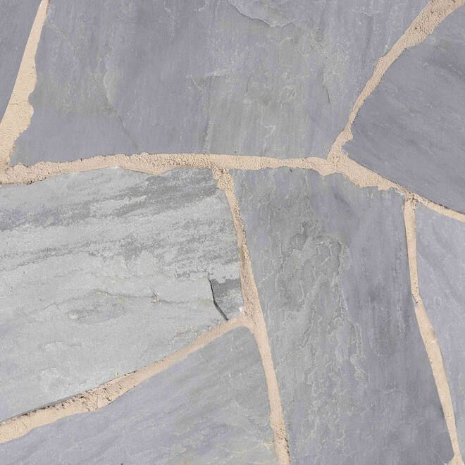 Flagstones Kandla Grey, ca. 25-40 mm dik