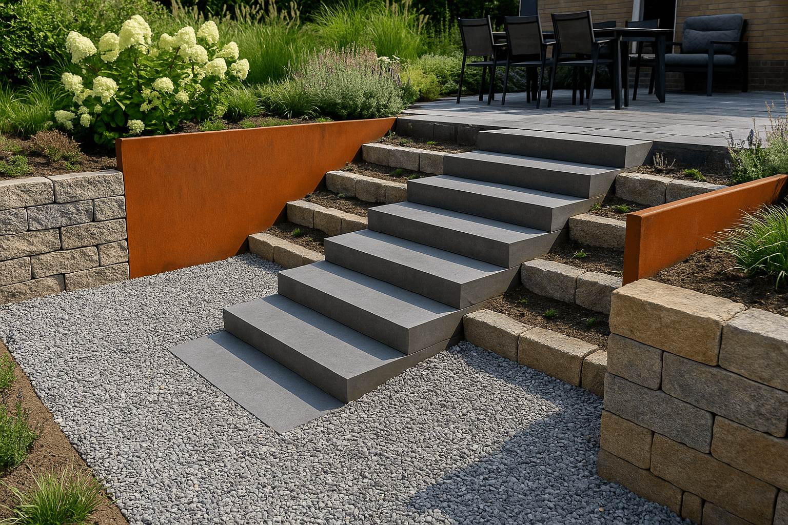 Bekijk onze blog over Hoogteverschillen in de tuin creatief oplossen